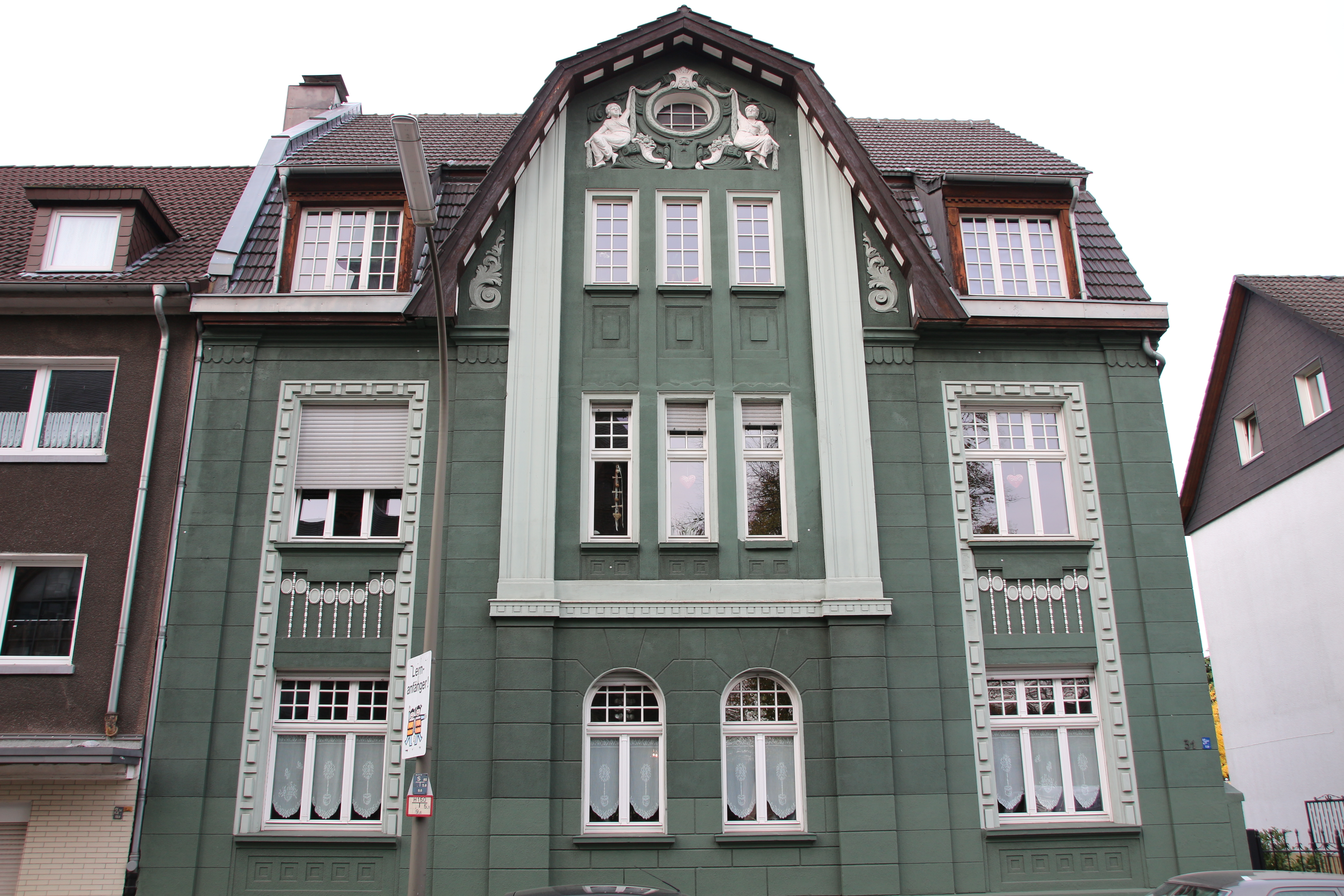 Blick auf die Fassade